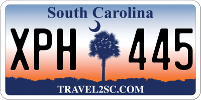 SC license plate XPH445