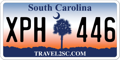 SC license plate XPH446