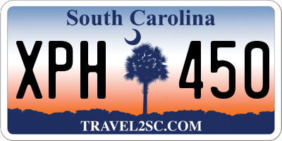 SC license plate XPH450