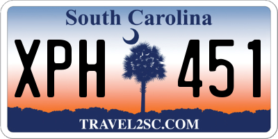 SC license plate XPH451