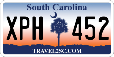 SC license plate XPH452