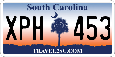 SC license plate XPH453