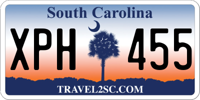 SC license plate XPH455