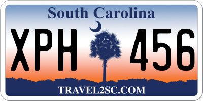 SC license plate XPH456