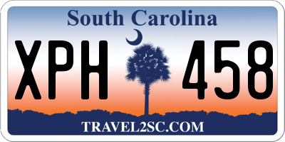 SC license plate XPH458