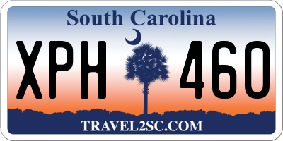 SC license plate XPH460