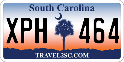 SC license plate XPH464