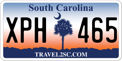 SC license plate XPH465