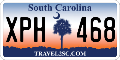 SC license plate XPH468