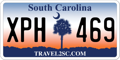 SC license plate XPH469