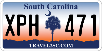 SC license plate XPH471