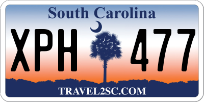 SC license plate XPH477
