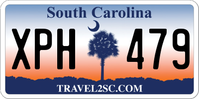 SC license plate XPH479
