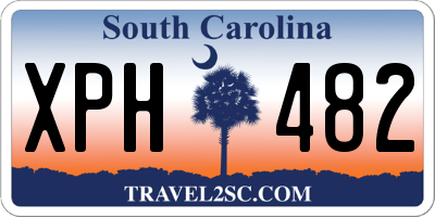 SC license plate XPH482