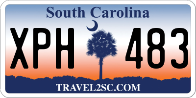 SC license plate XPH483