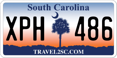 SC license plate XPH486