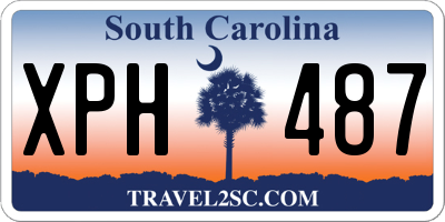 SC license plate XPH487
