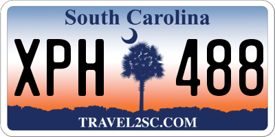 SC license plate XPH488