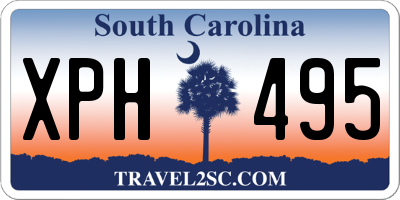 SC license plate XPH495