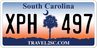 SC license plate XPH497