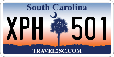 SC license plate XPH501