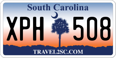 SC license plate XPH508