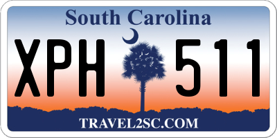 SC license plate XPH511
