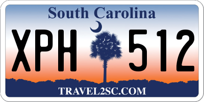 SC license plate XPH512