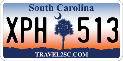 SC license plate XPH513