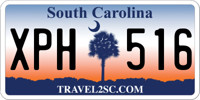 SC license plate XPH516