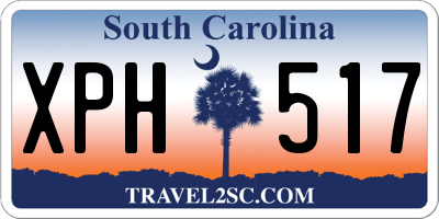 SC license plate XPH517