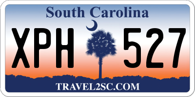 SC license plate XPH527