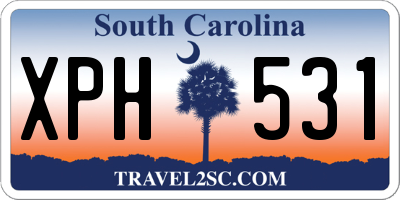 SC license plate XPH531