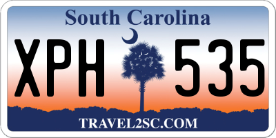 SC license plate XPH535