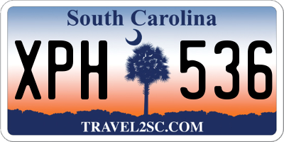 SC license plate XPH536