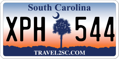 SC license plate XPH544
