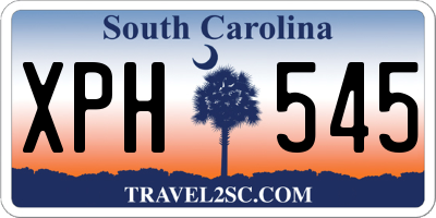 SC license plate XPH545