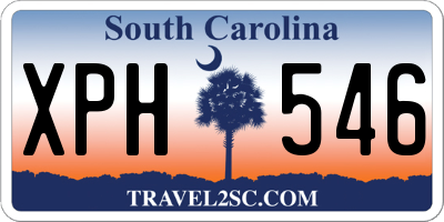 SC license plate XPH546