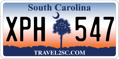 SC license plate XPH547