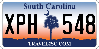 SC license plate XPH548
