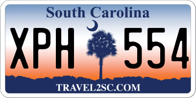 SC license plate XPH554