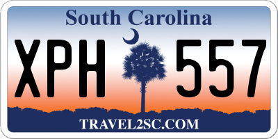 SC license plate XPH557