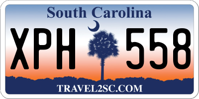 SC license plate XPH558