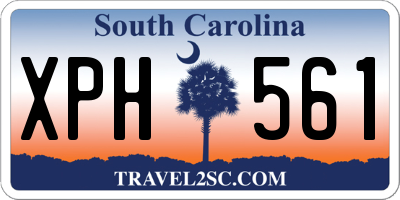 SC license plate XPH561