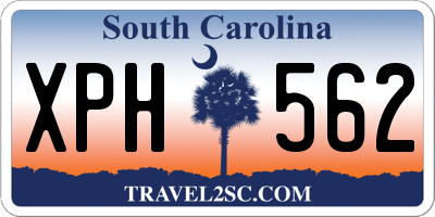 SC license plate XPH562