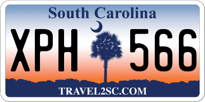 SC license plate XPH566
