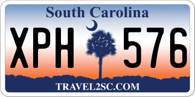 SC license plate XPH576