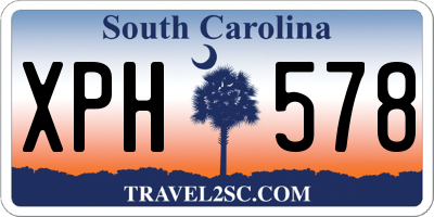 SC license plate XPH578