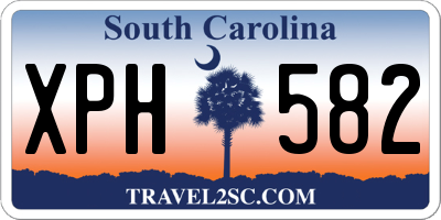 SC license plate XPH582