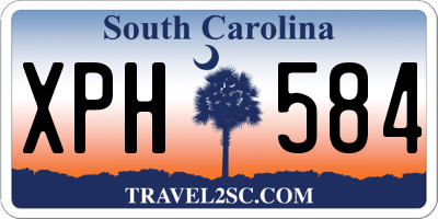 SC license plate XPH584